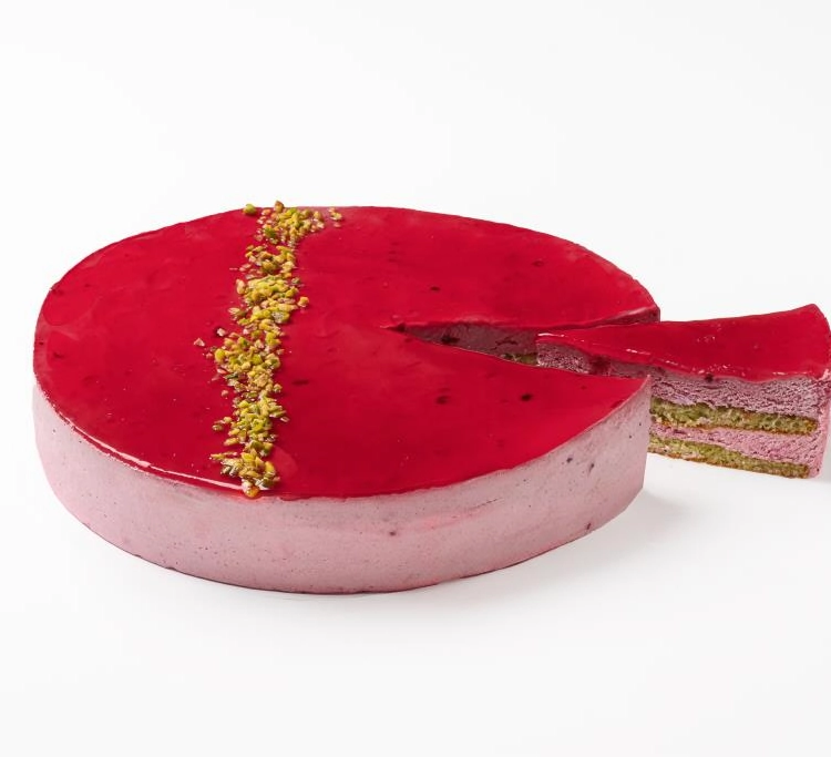 TARTA FRAMBUESA PISTACHO Ø 16 (SUSTITUYE AL IC4938)