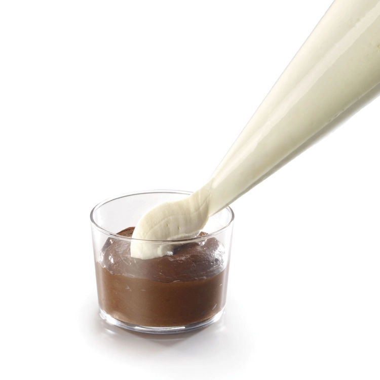 MANGA DE MOUSSE DE CHOCOLATE BLANCO