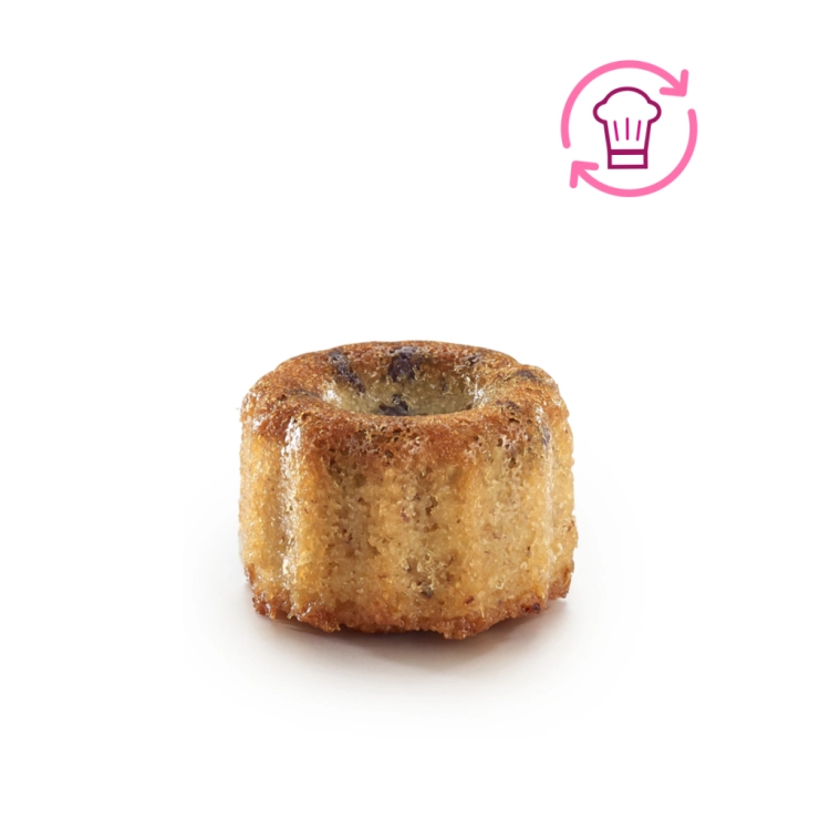 MINI FINANCIER CON PEPITAS DE CHOCOLATE (NUEVO CÓDIGO 160655)