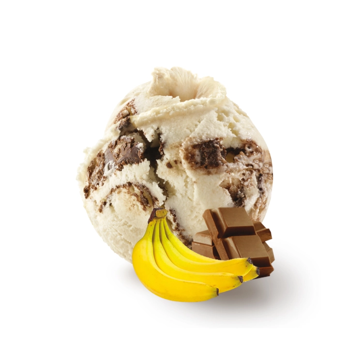 HELADO DE PLÁTANO CHOCOLATE AVELLANA 2,5L