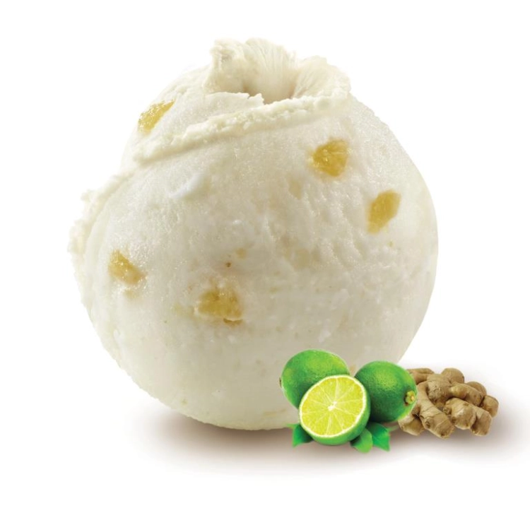 SORBETE DE LIMA CON JENGIBRE CONFITADO 2,5L