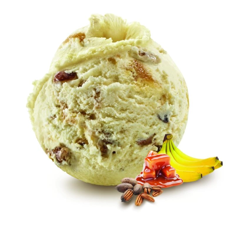 HELADO DE PLÁTANO PECÁN CARAMELO 2,5L