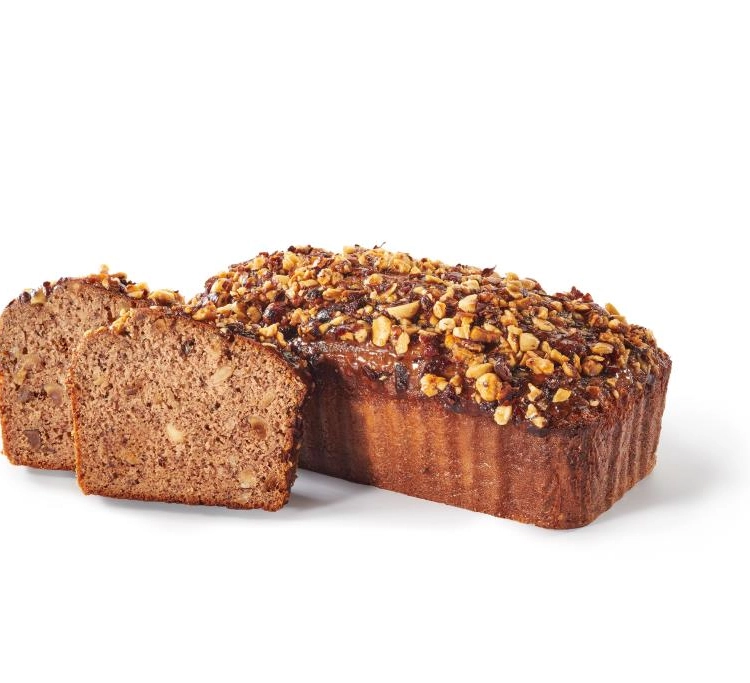 CAKE DE HARINA DE CASTAÑA, MIEL DE CASTAÑO, AVELLANA Y JENGIBRE CONFITADO