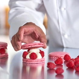 TAPA DE MACARON ROSADA