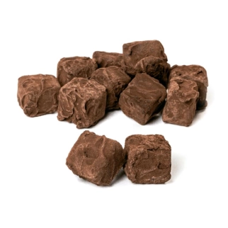 TRUFAS DE CHOCOLATE NEGRO