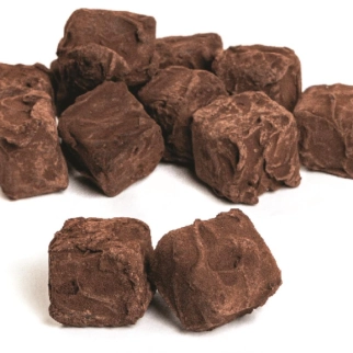TRUFAS DE CHOCOLATE NEGRO