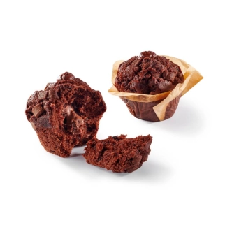 MUFFIN DE CACAO VIRUTAS DE CHOCOLATE NEGRO