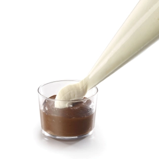 MANGA DE MOUSSE DE CHOCOLATE BLANCO