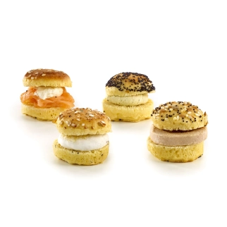 BANDEJA DE MINI BRIOCHES SALADOS